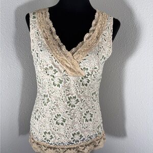 Y2K vintage baby doll, Cami, feminine aesthetic in Ivory and Sage size medium